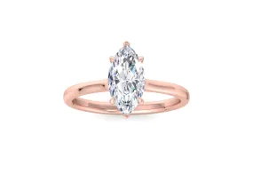 IGI CERTIFIED 1.60 carat F/VVS Marquise Cut Lab Grown Diamond Engagement Ring