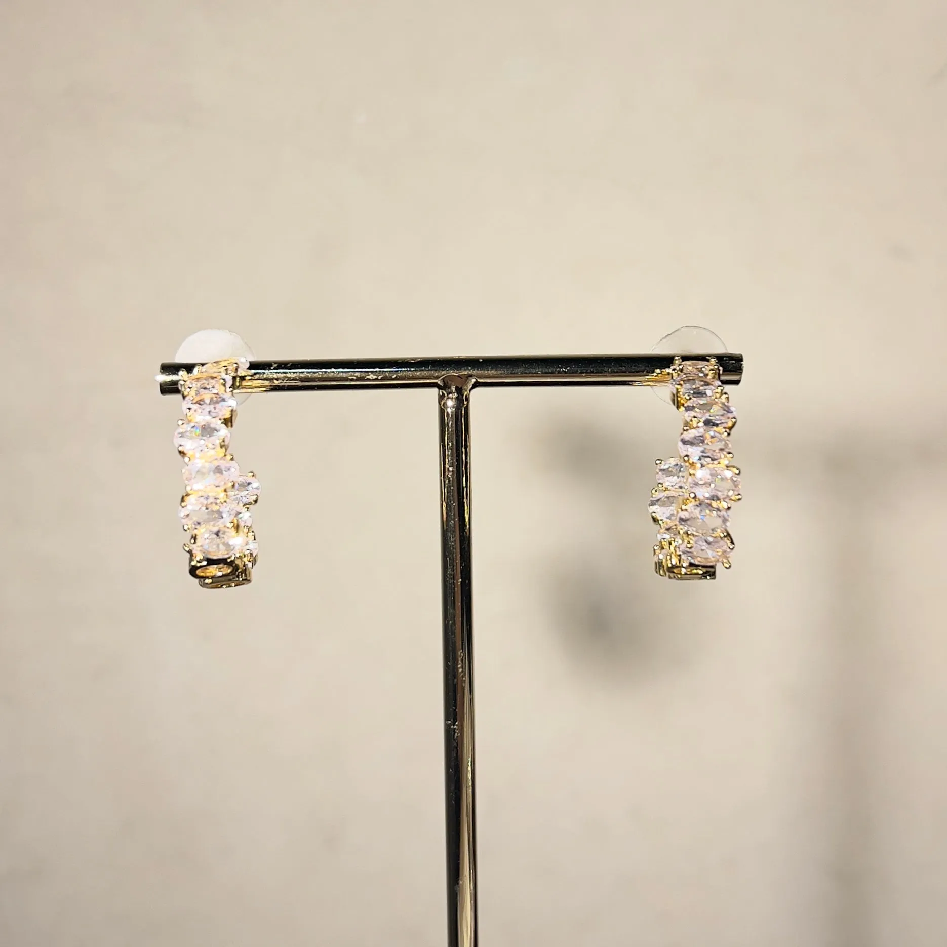 Indira white earrings