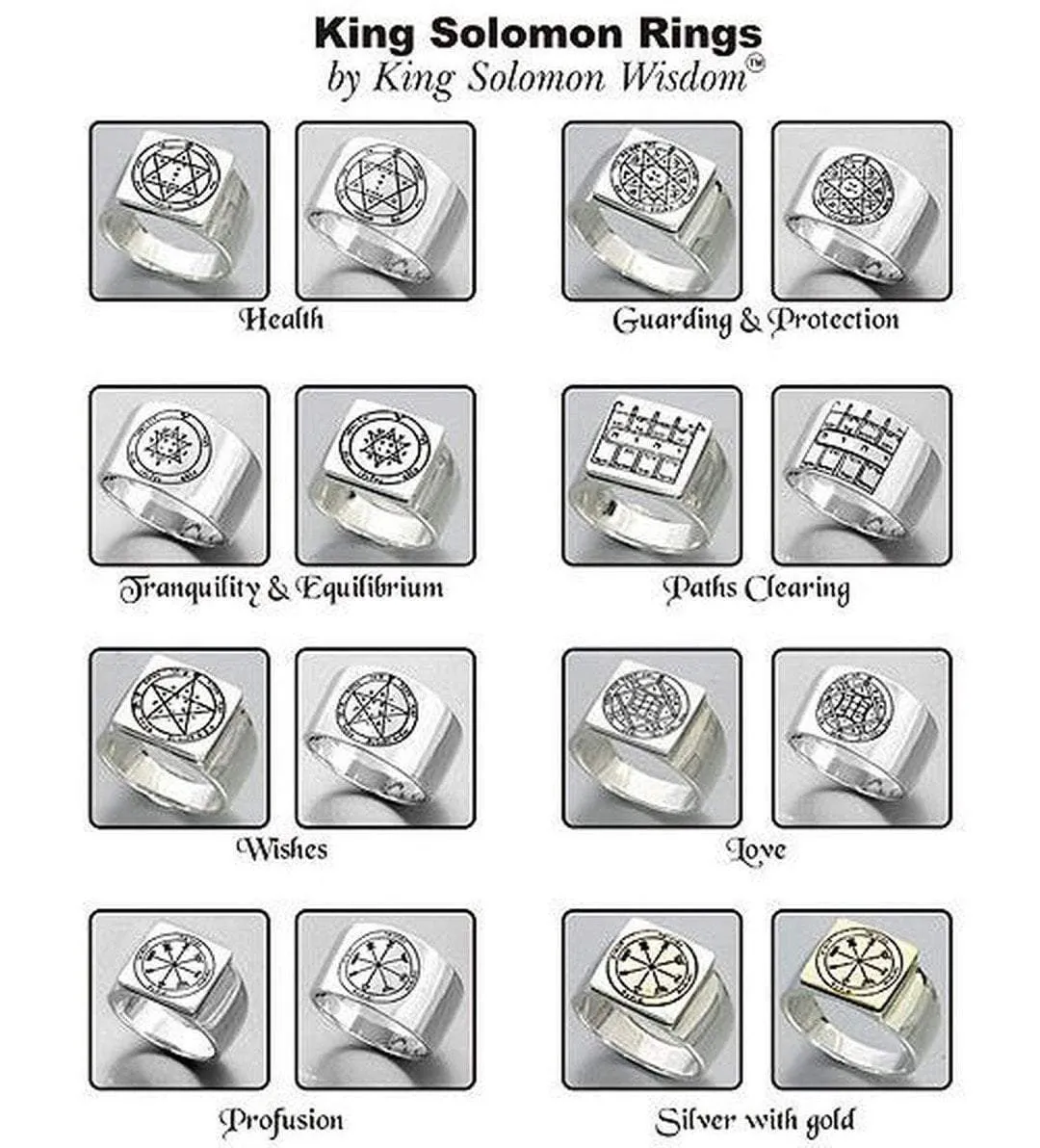 Israeli Jewelry Seal of Solomon Ring for Love, Sterling Silver king Solomon's ring for Woman. Anillo de Salomon