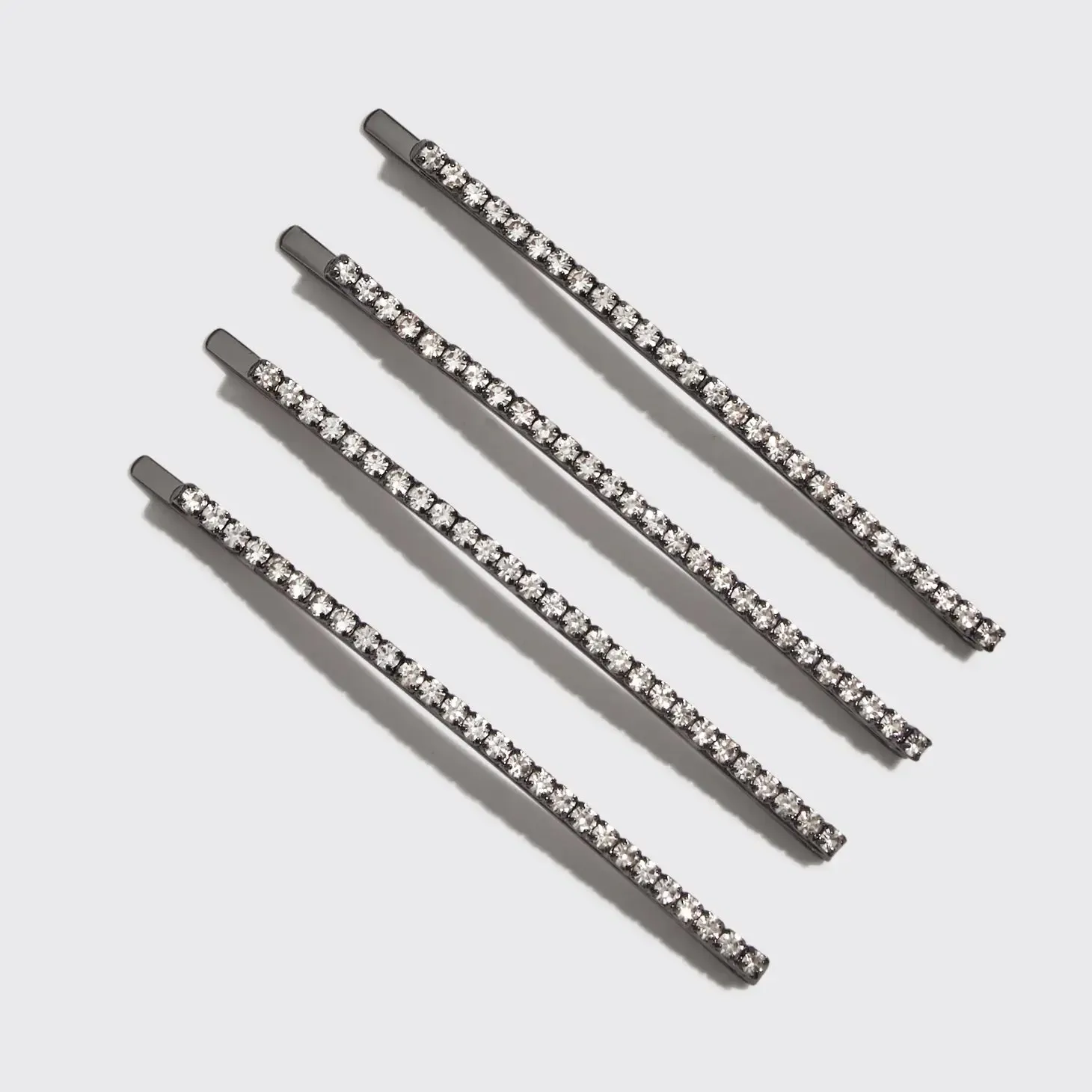 Kitsch Extra Long Rhinestone Bobby Pins | 4pc Set