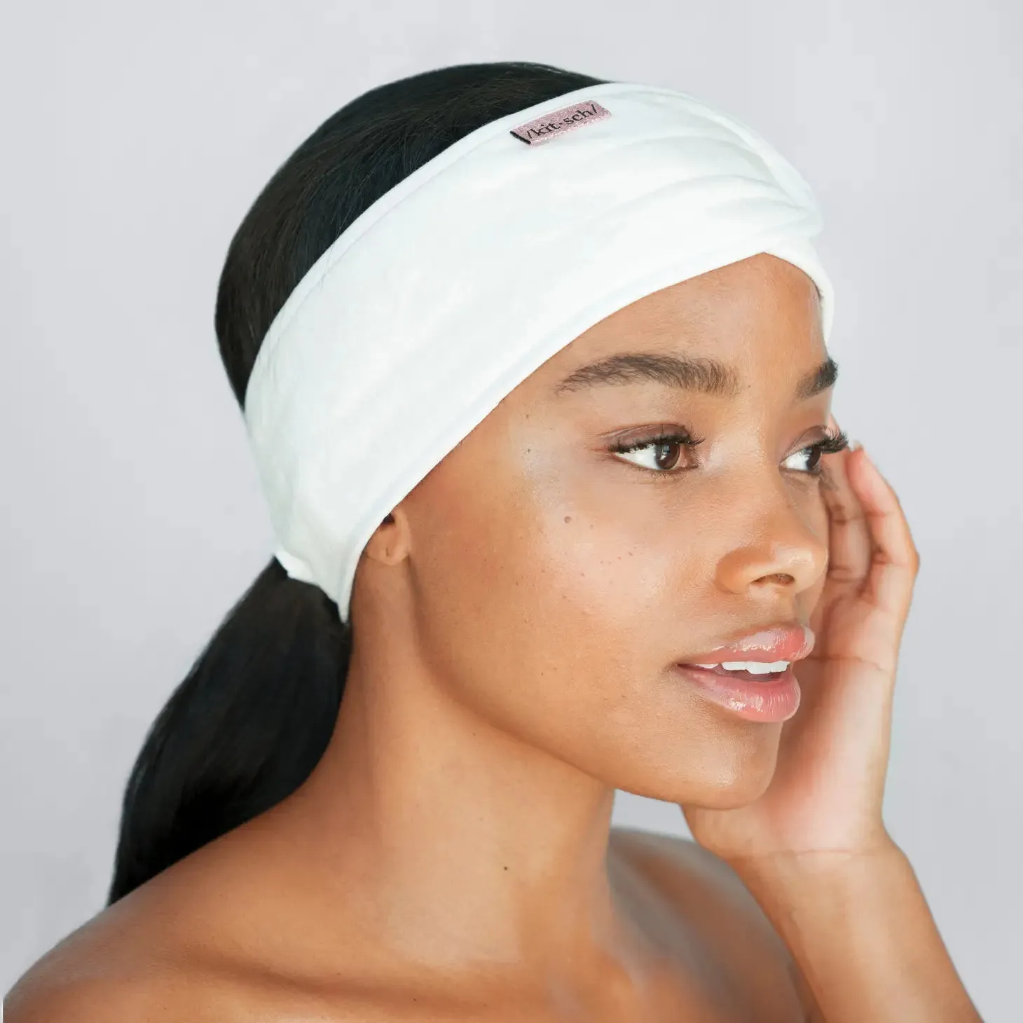 Kitsch Microfiber Spa Headband | White