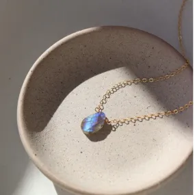 Labradorite Slice Necklace | Wholesale