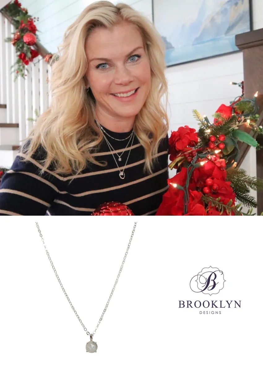 Landon Rainbow Moonstone Silver Necklace *As Seen On Alison Sweeney*