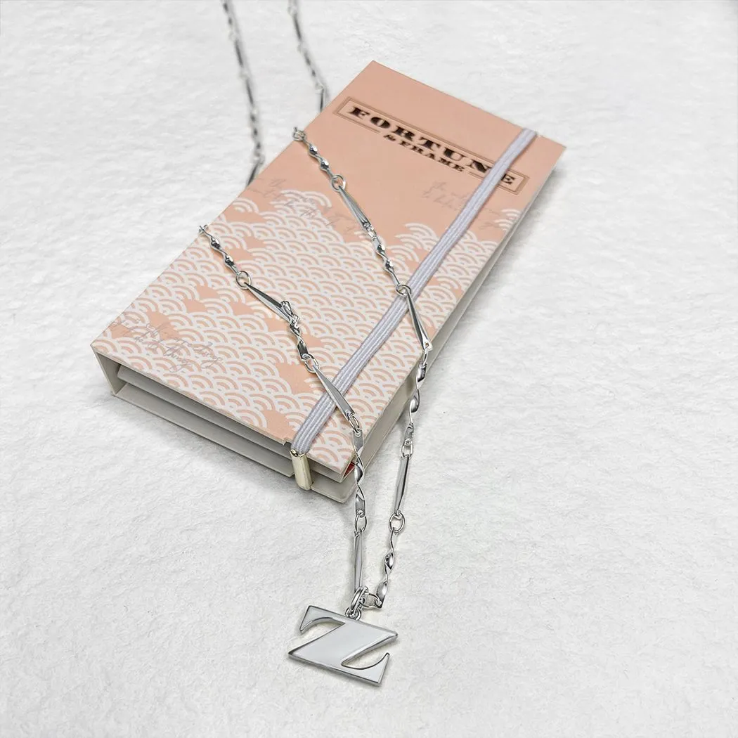 Letter Necklace (Z) - Silver