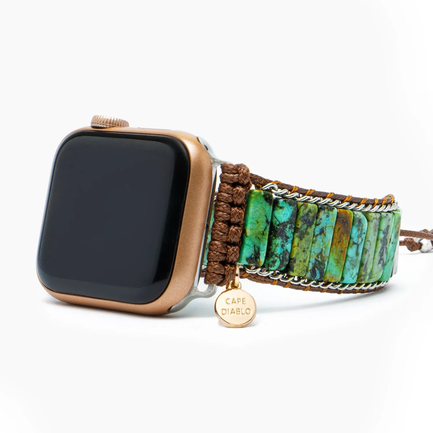 Men's African Turquoise Apple Watch Strap