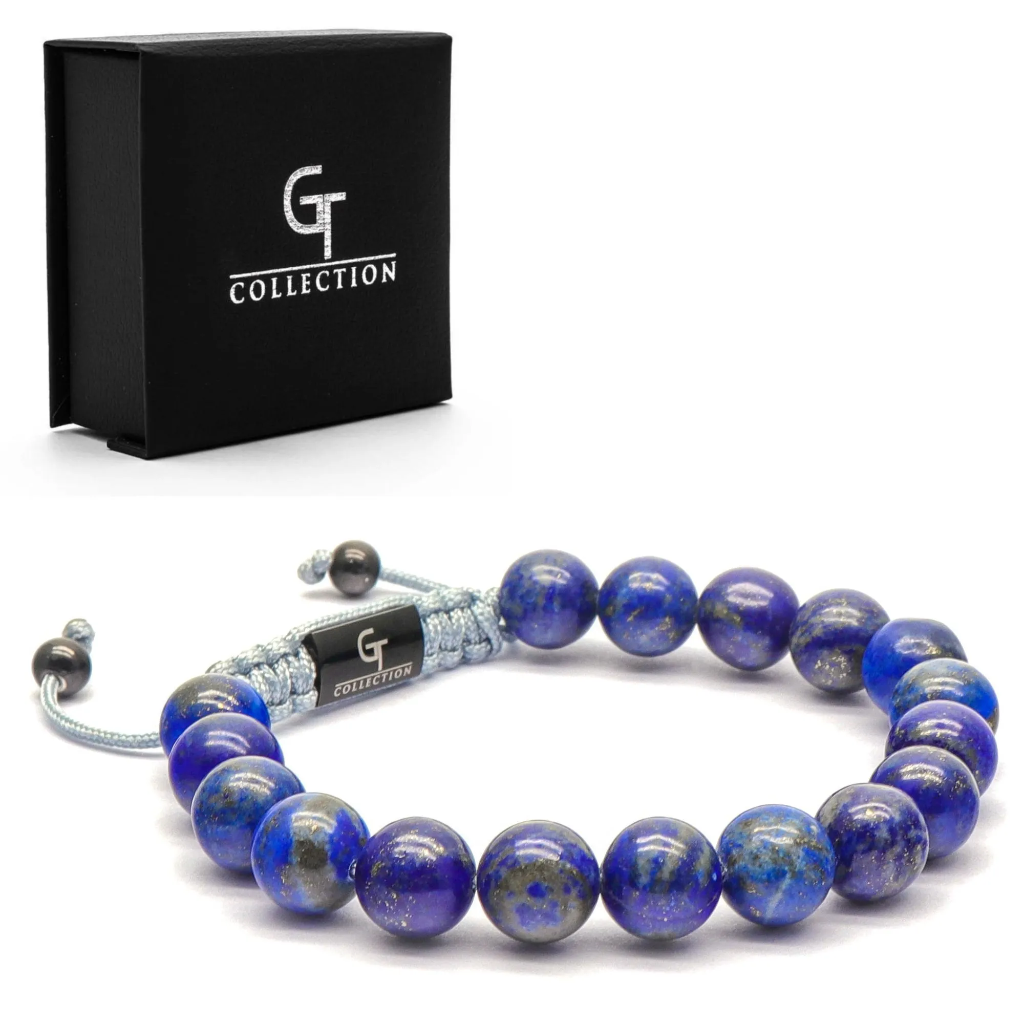 Men's LAPIS LAZULI Beaded Bracelet - One Size Fits All