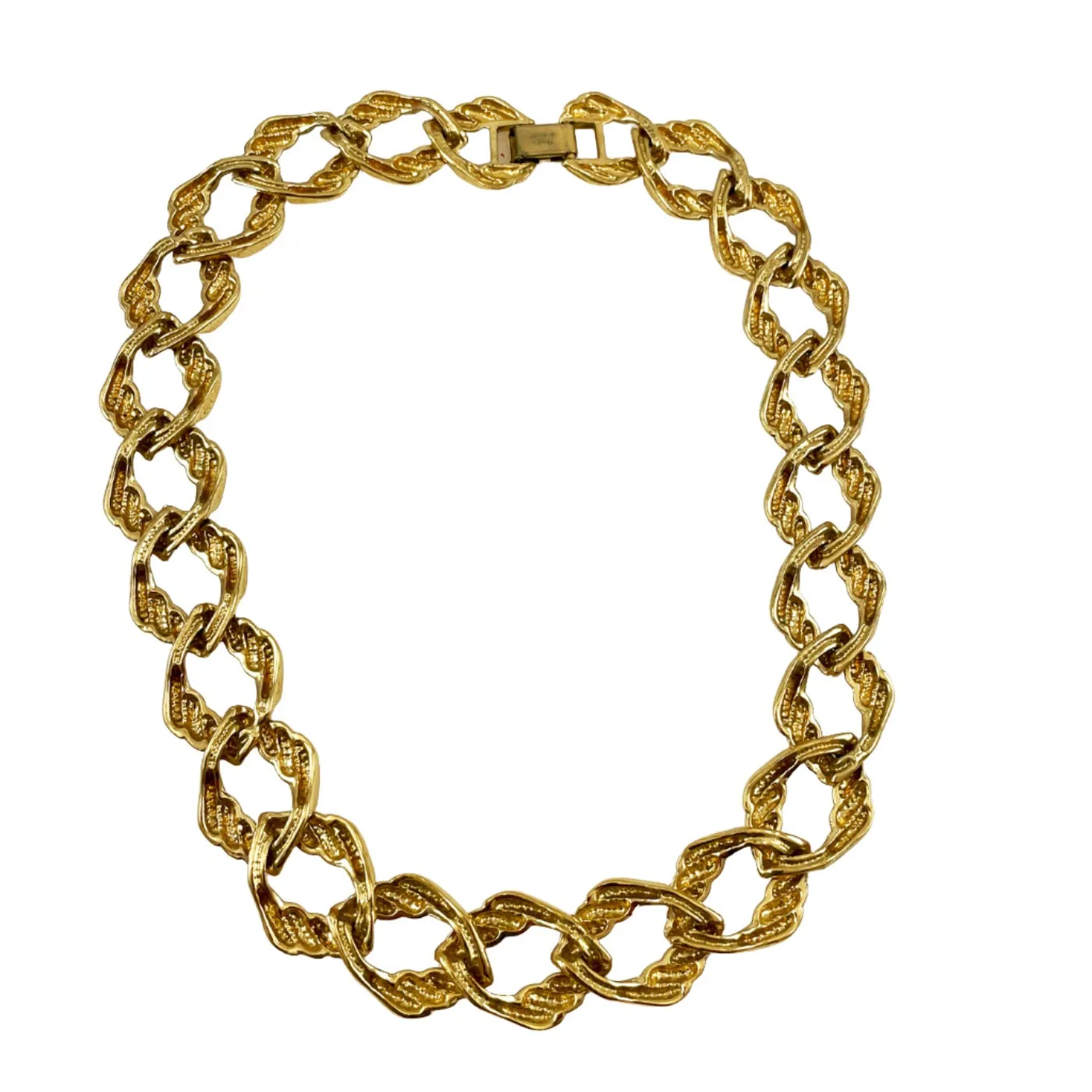 Napier Gold Link Chain Necklace