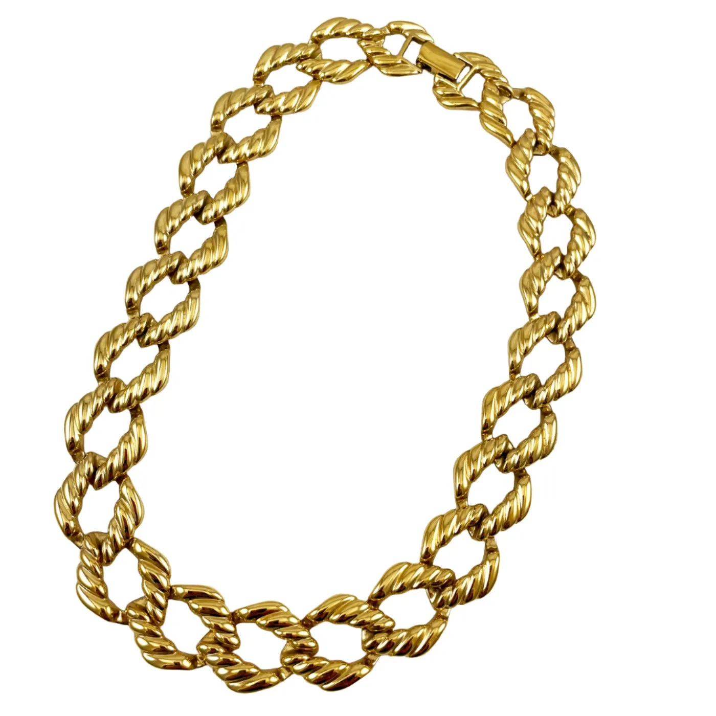 Napier Gold Link Chain Necklace