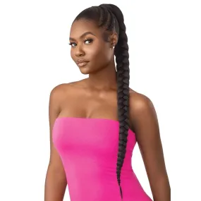 NATURAL BRAIDED PONYTAIL 32 | Outre Pretty Quick Wrap Synthetic Ponytail