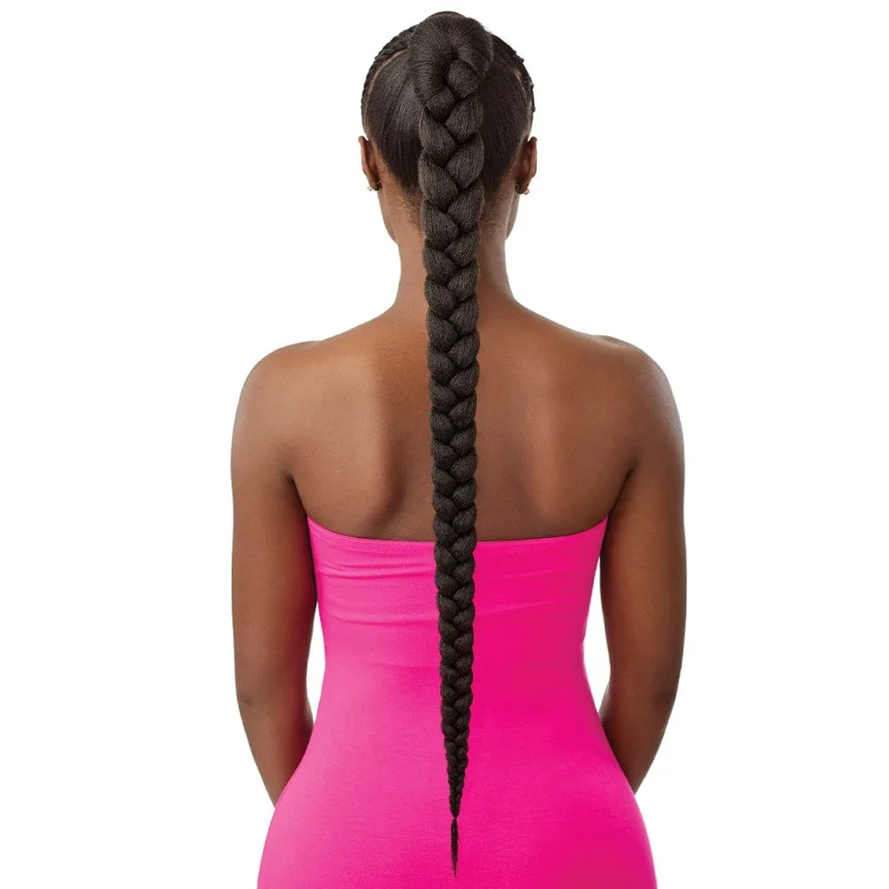 NATURAL BRAIDED PONYTAIL 32 | Outre Pretty Quick Wrap Synthetic Ponytail