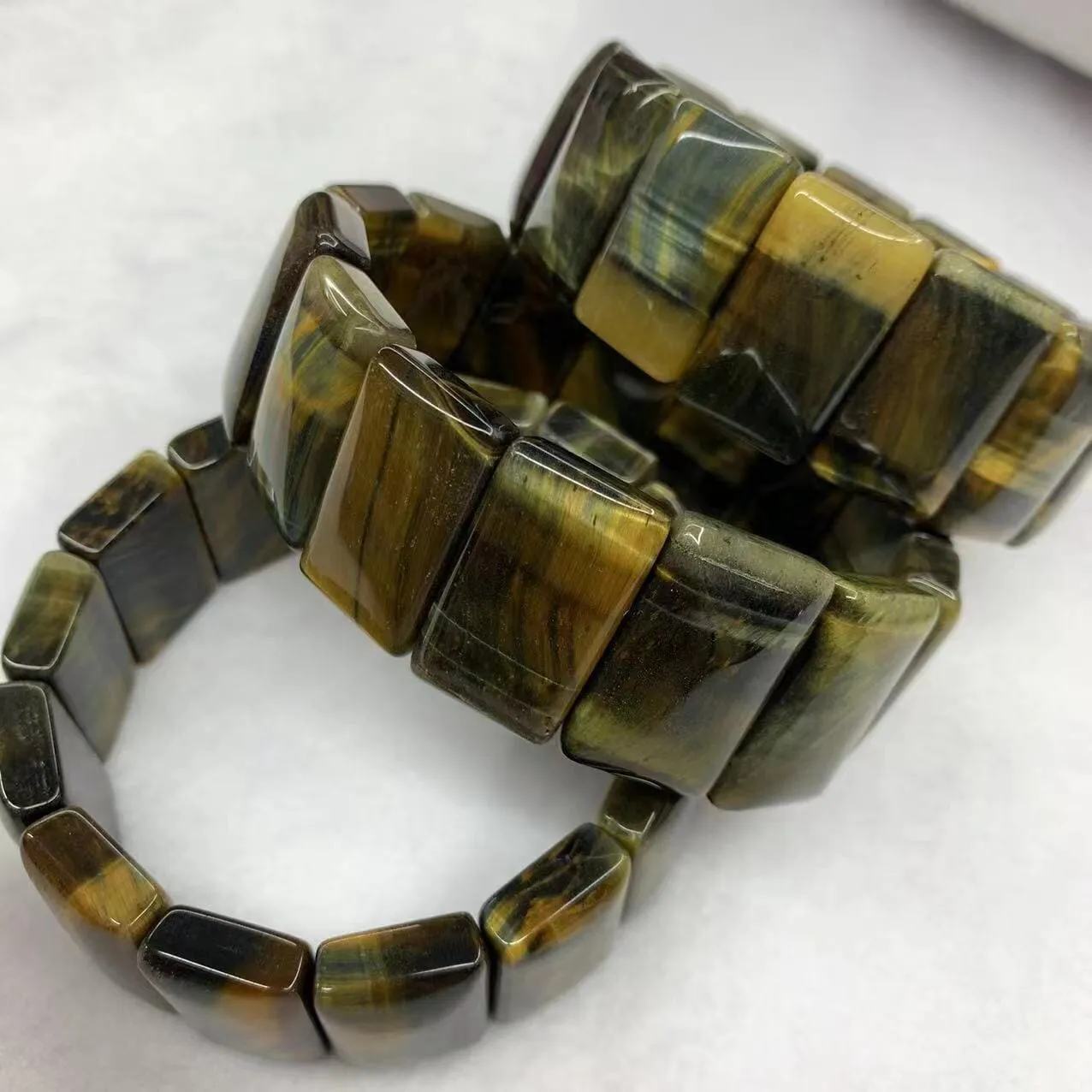 Natural Tiger Eye Stone Beads Bracelet Natural Gemstone Bangle DIY Jewelry Bracelet for Man for Woman Wholesale !