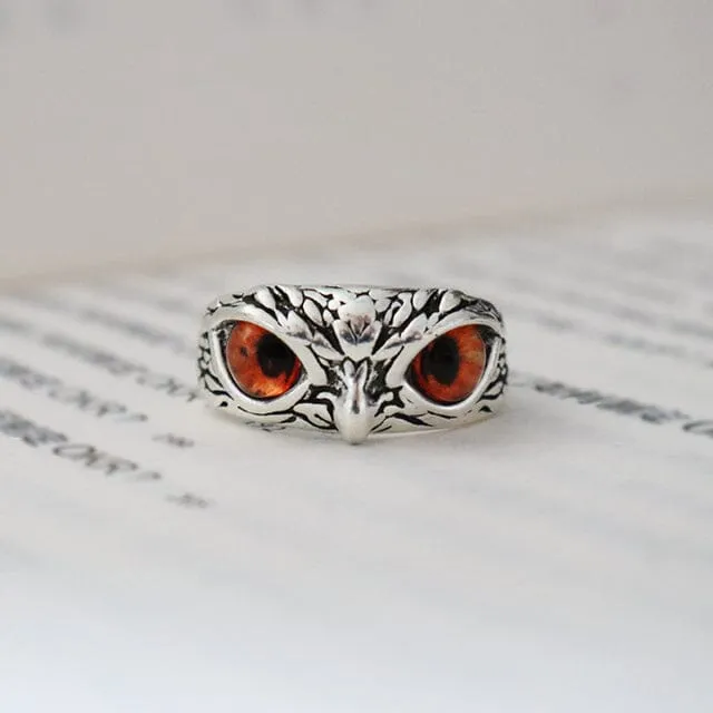 NEW Retro Cute Simple Design Owl Resizable Ring