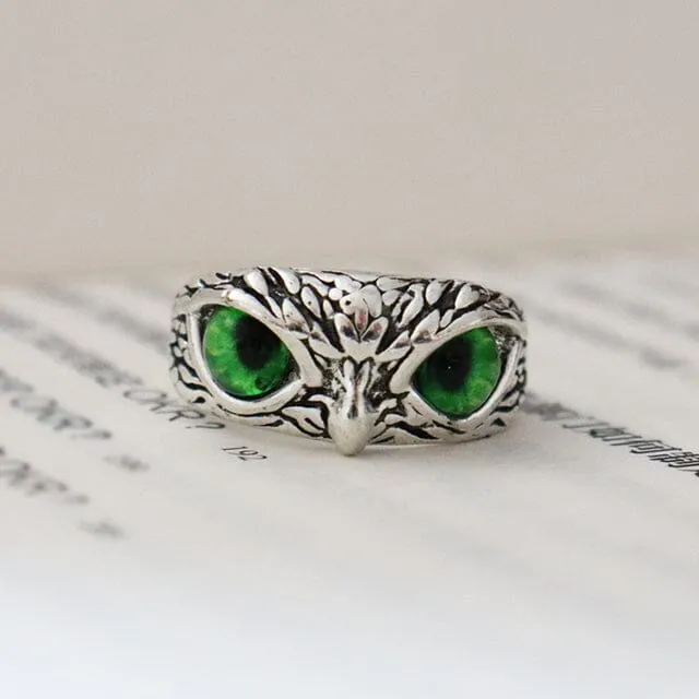 NEW Retro Cute Simple Design Owl Resizable Ring