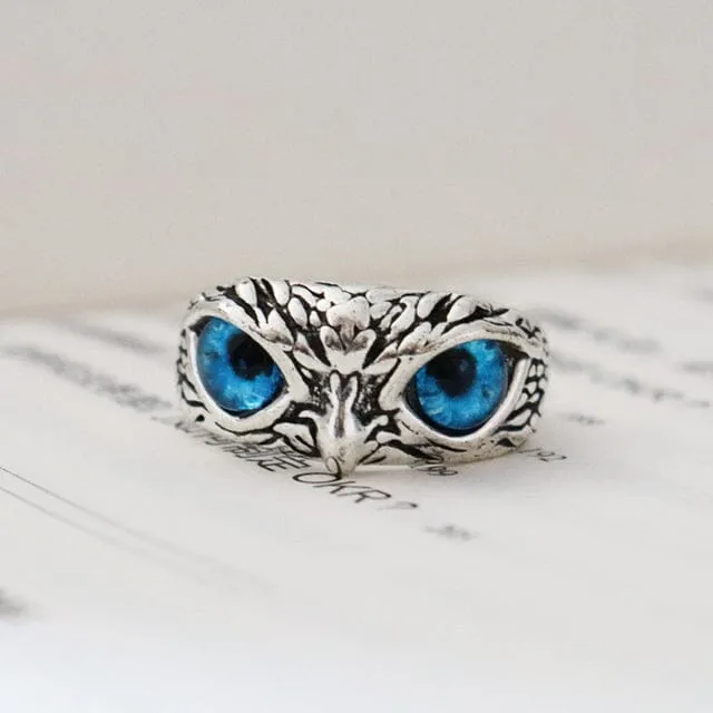 NEW Retro Cute Simple Design Owl Resizable Ring