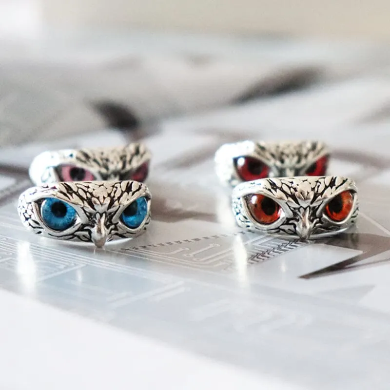 NEW Retro Cute Simple Design Owl Resizable Ring