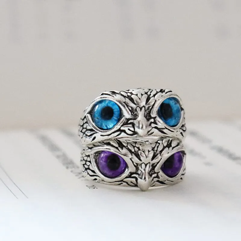 NEW Retro Cute Simple Design Owl Resizable Ring