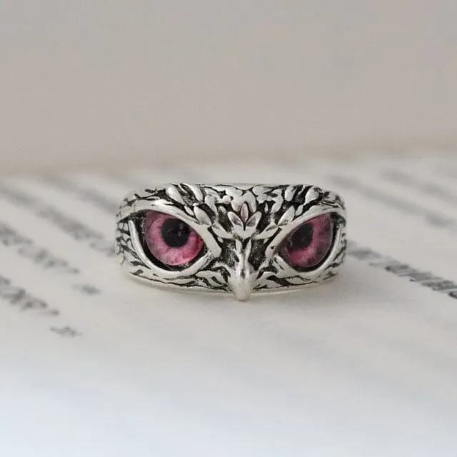 NEW Retro Cute Simple Design Owl Resizable Ring