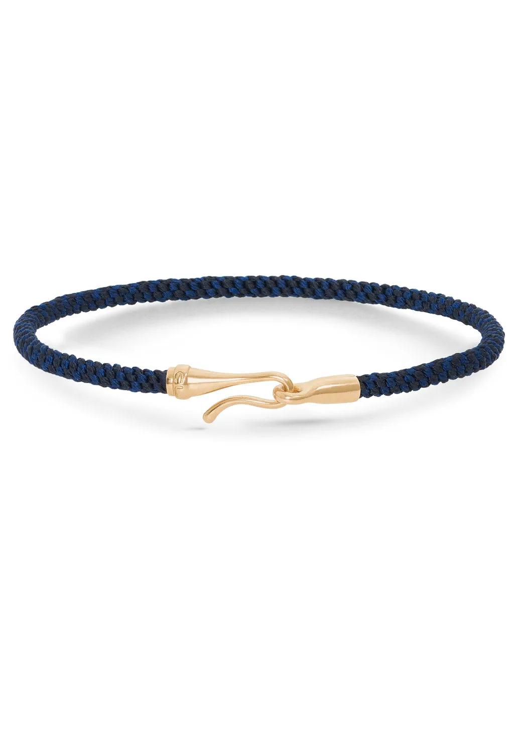 Ole Lynggaard Life 18KYG Midnight Blue Rope Bracelet