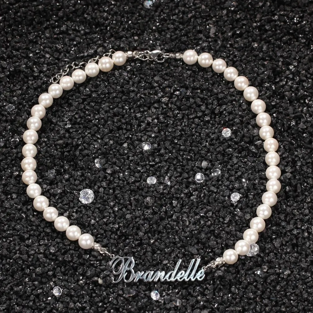 Pearl Name Necklace