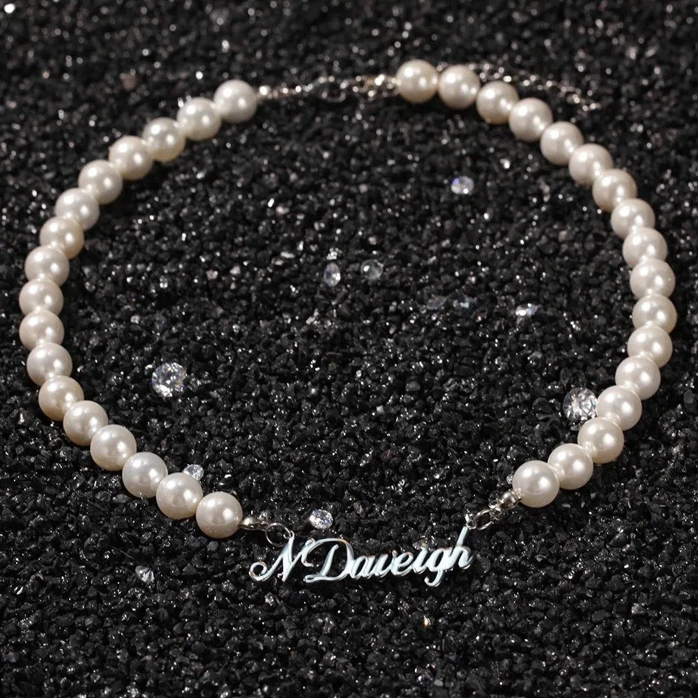 Pearl Name Necklace