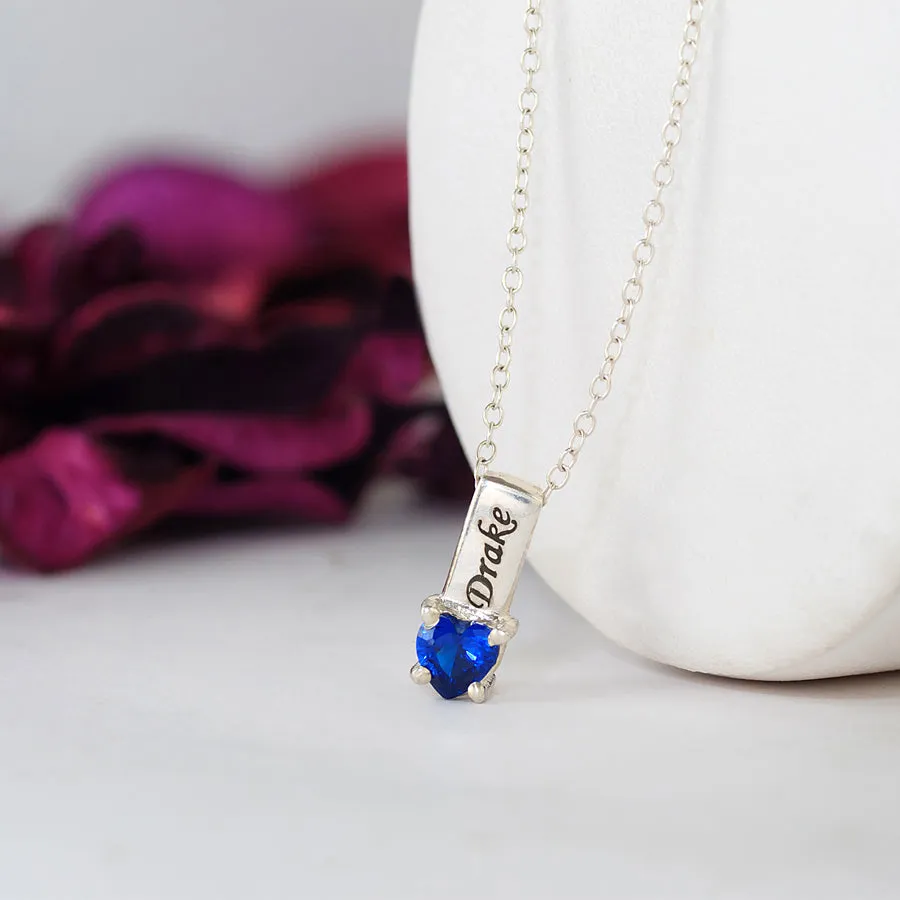 Personalized Mothers Necklace - Names and Birthstones