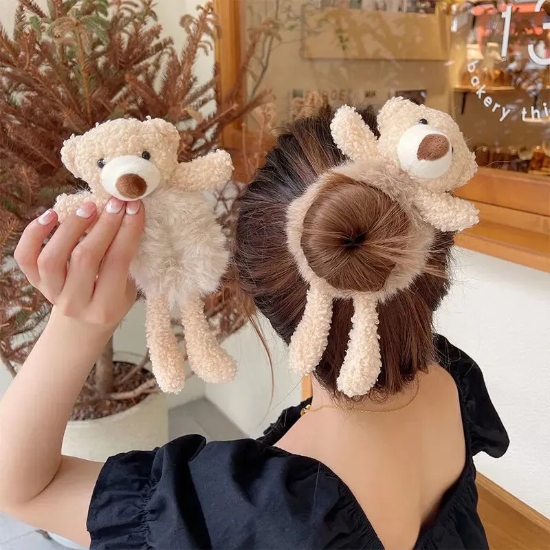 Plush Bear Hair Circle