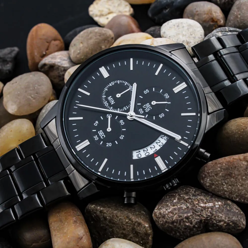 "My Hunting Buddy Calls Me DAD" Chronograph Watch For Dad