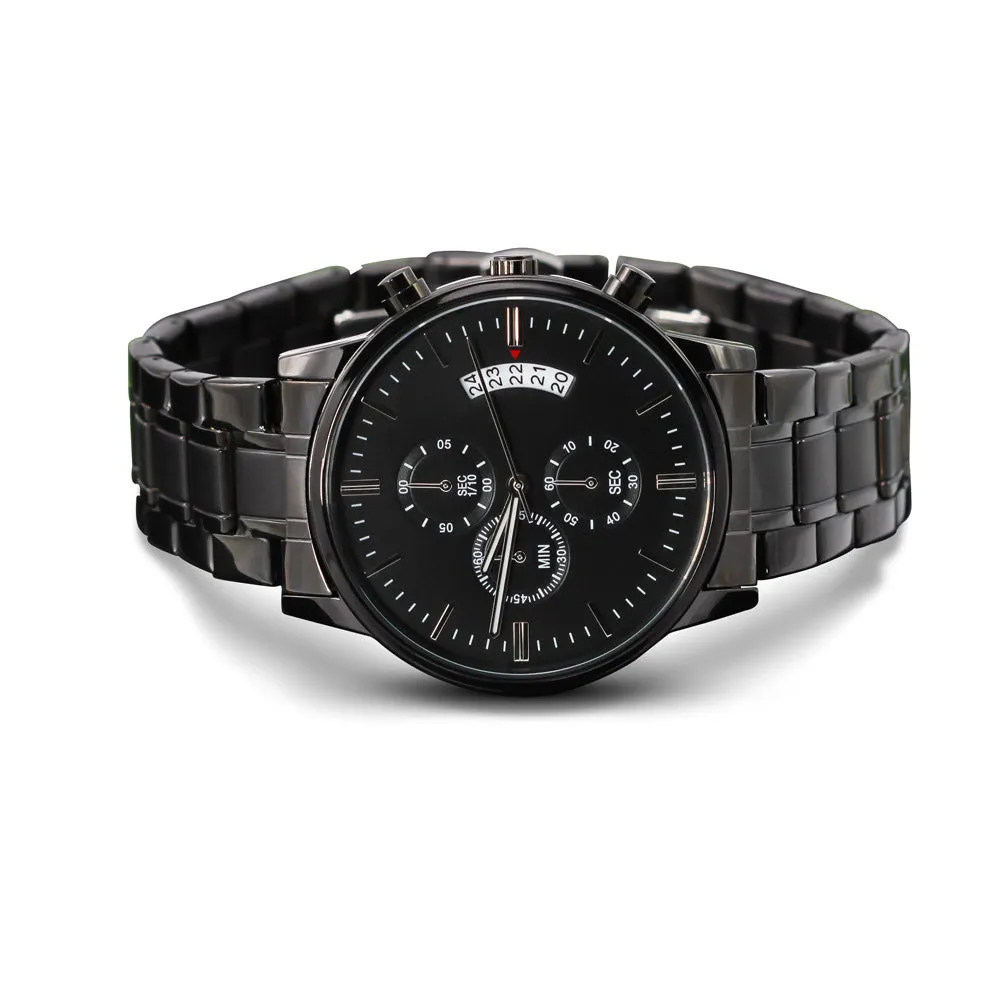 "My Hunting Buddy Calls Me DAD" Chronograph Watch For Dad