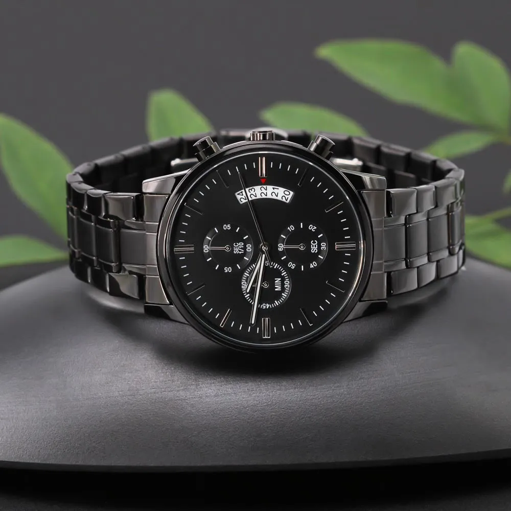 "My Hunting Buddy Calls Me DAD" Chronograph Watch For Dad