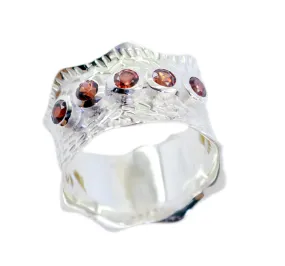 Ravishing Stone Garnet 925 Sterling Silver Rings Christmas Day Gift