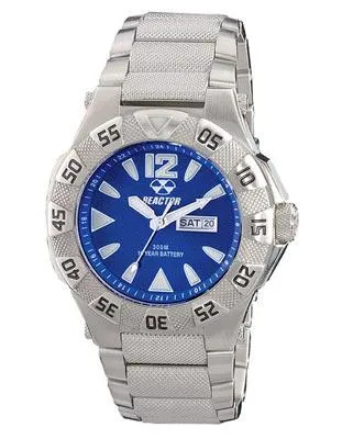 Reactor Gamma Mens - Blue Dial - Solid Steel Construction - Day/Date - 300 Meter