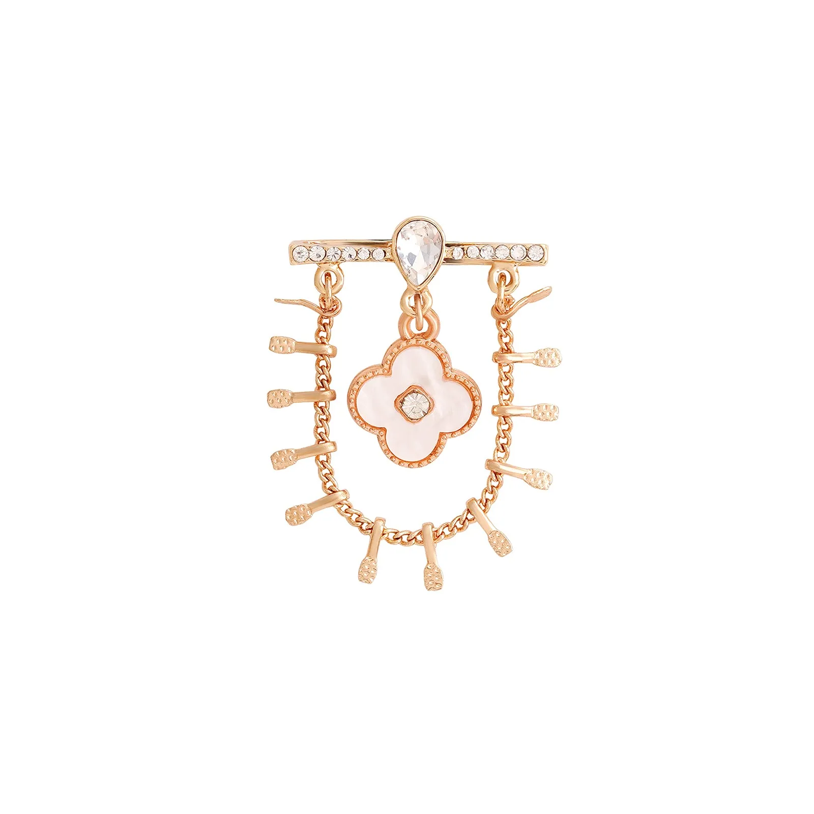 Rhythm Gold Ring Watch Charm