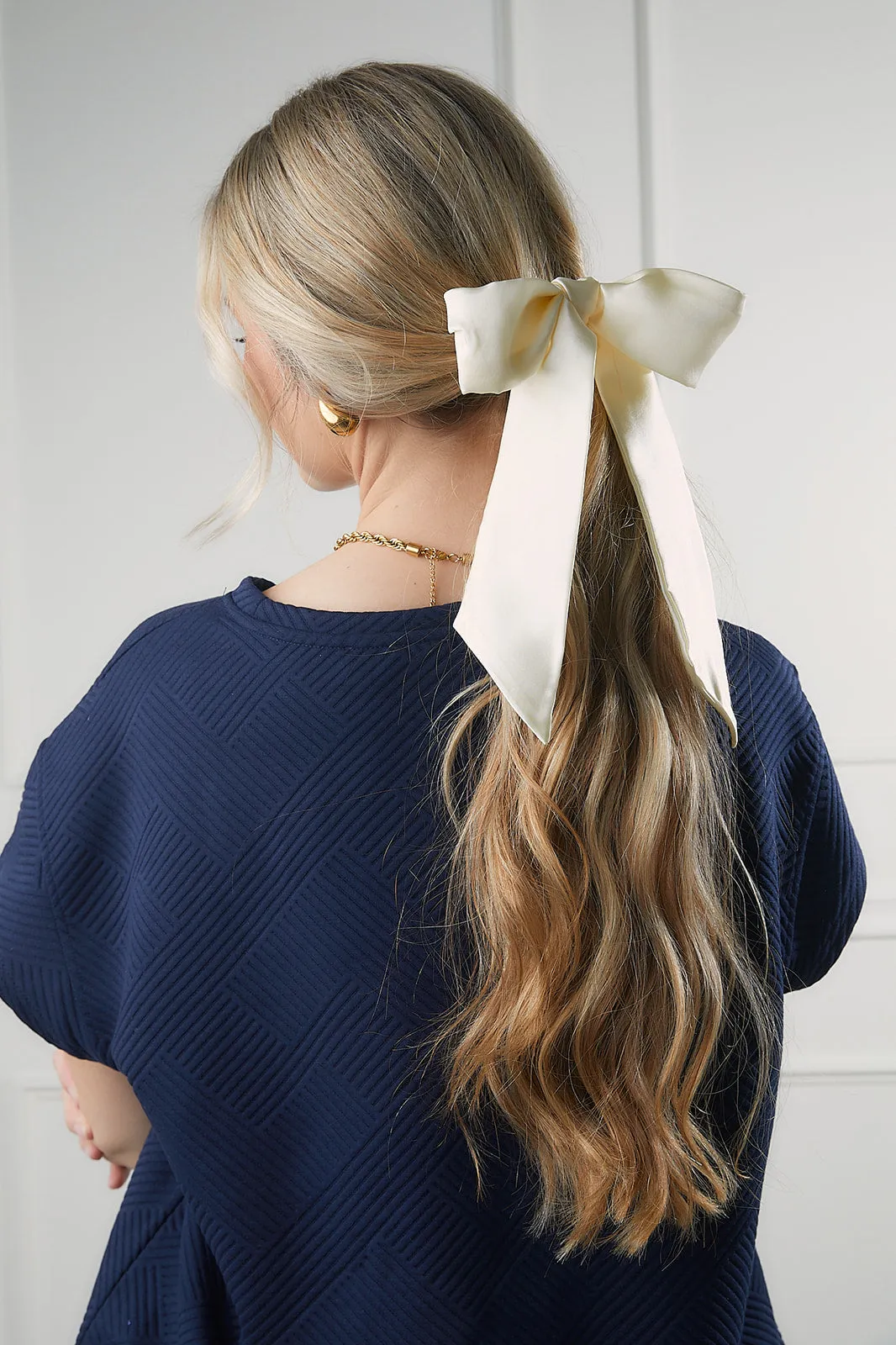 Silk Bow Scrunchie