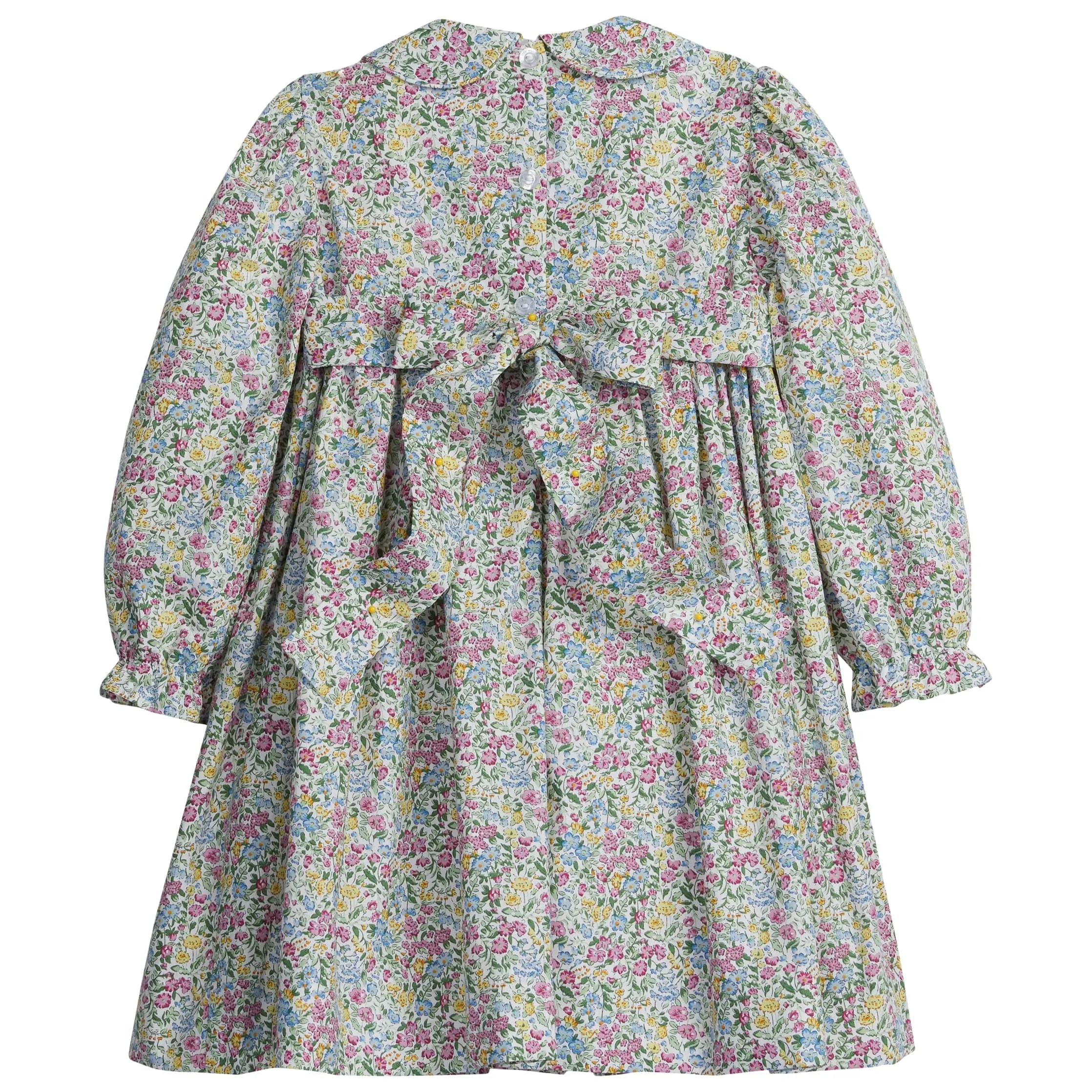 Smocked Charlotte Dress - Green Gables Floral