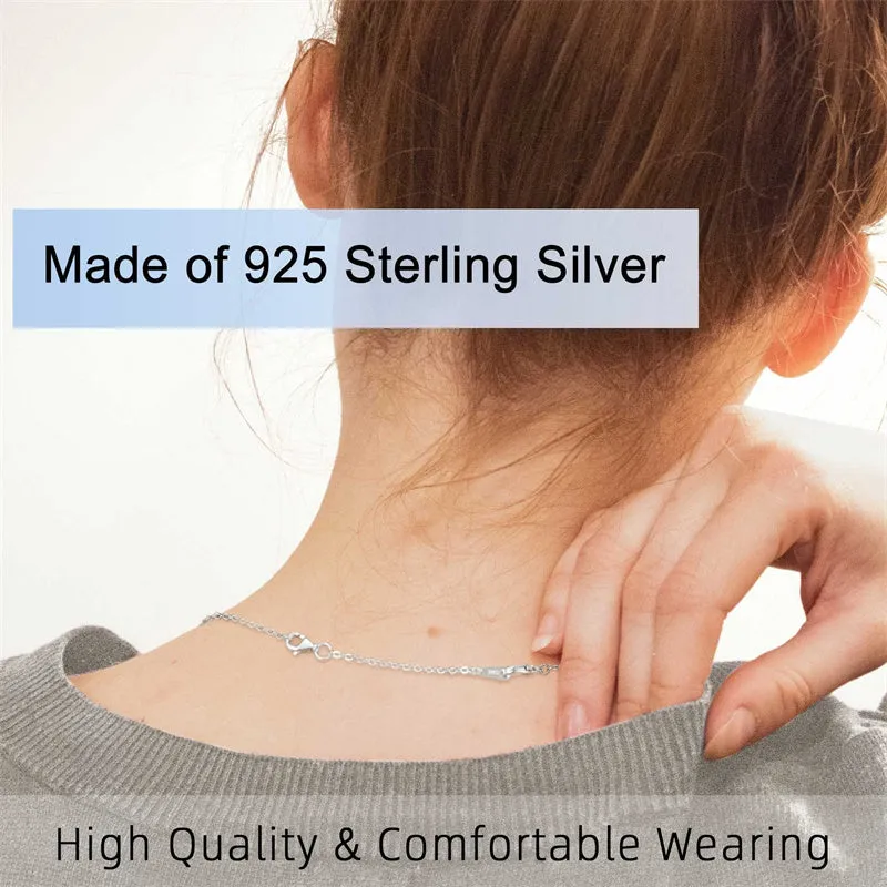 Sterling Silver Necklace Extenders for Women Bracelet Extender Sterling Silver Chain Extenders 3 Piece Set