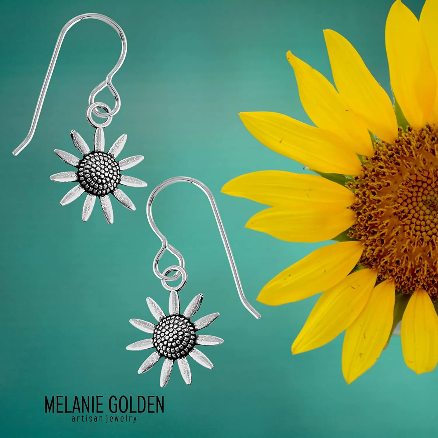 Sunflower Dangle Earrings