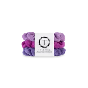 Teleties Terry Cloth Scrunchies - Small Band Pack of 3 - Antigua