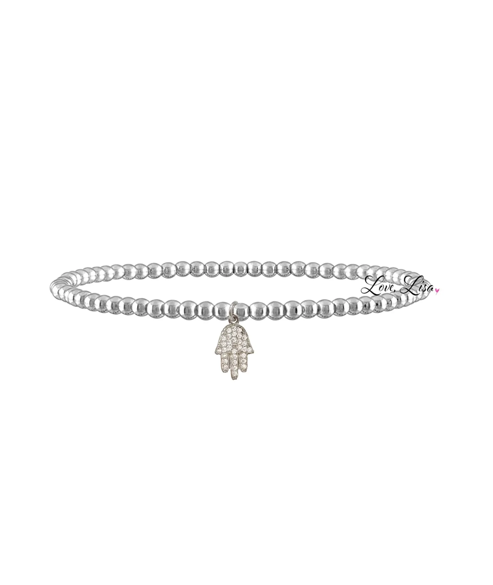 Tiny Little Hamsa Beaded Bracelet