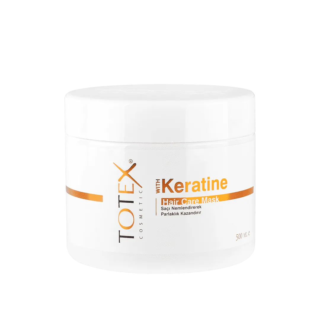 TOTEX Hair Mask Keratine for Damaged Hairs 500 ml- Vitamins Enriched Hair Mask- Intensive conditioning treatment for hairs