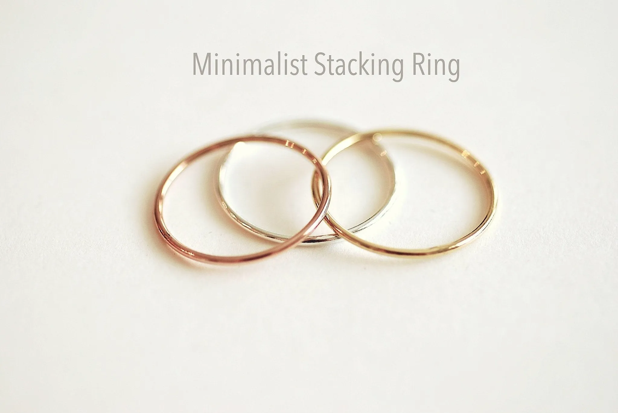 Wholesale Stacking Rings, Gold Filled, 925 Sterling Silver, Rose Gold Filled Rings, Pearl Ring, Minimalist, Thin Band, Stacking, Solitaire Rings