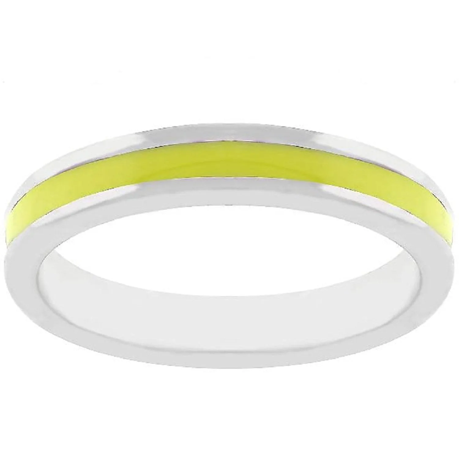 WildKlass Yellow Enamel Eternity Ring