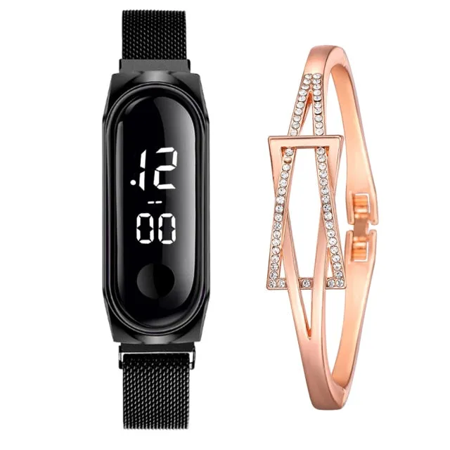 Women's Bracelet  Digital Watch