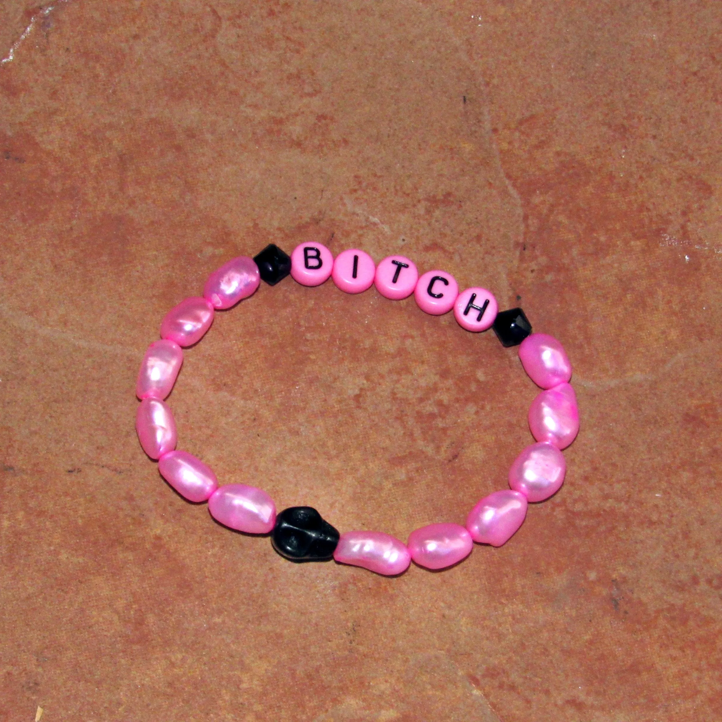 Women's Curse Phrase various Gemstone Bracelets